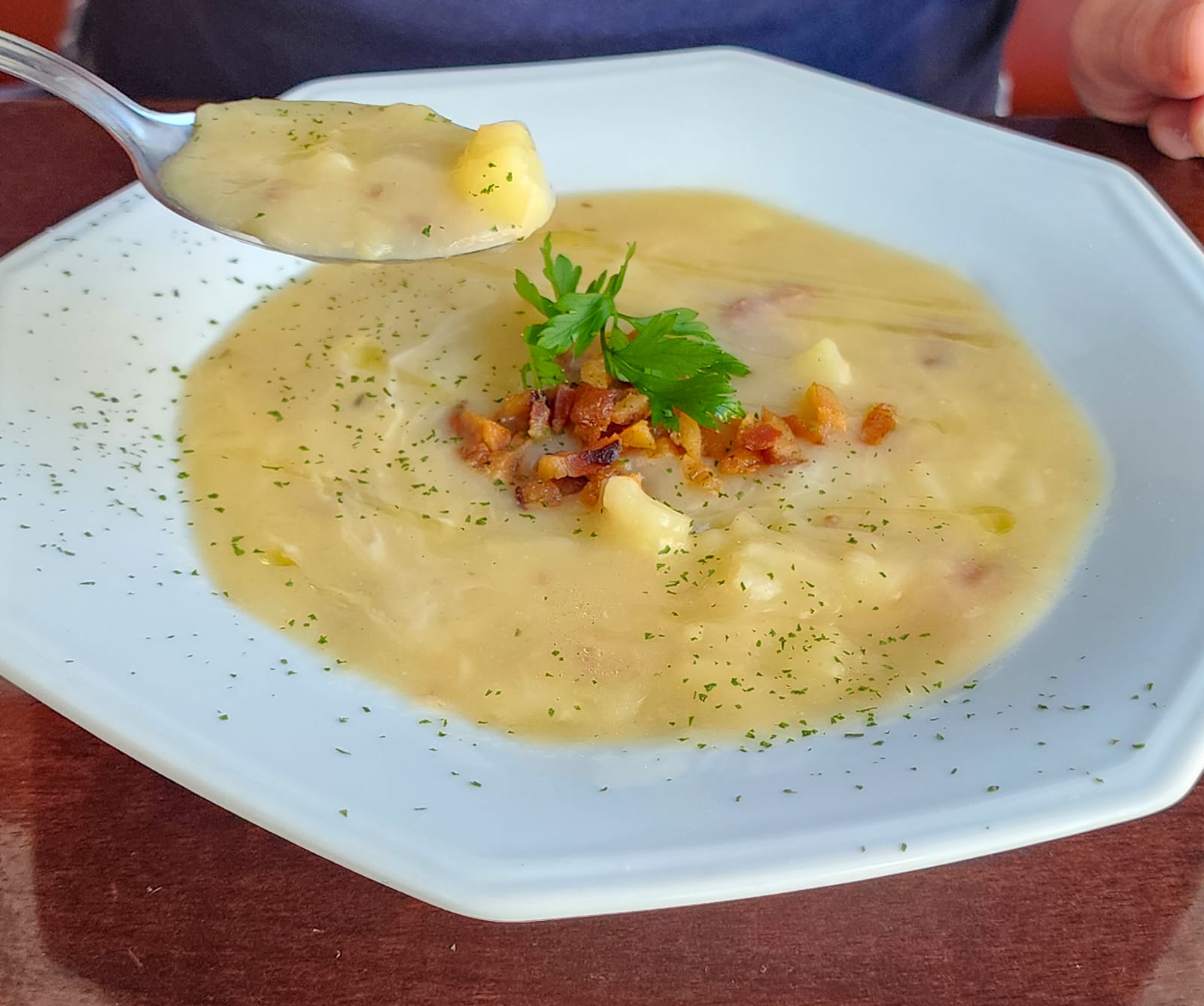 Creme de Batata com Bacon